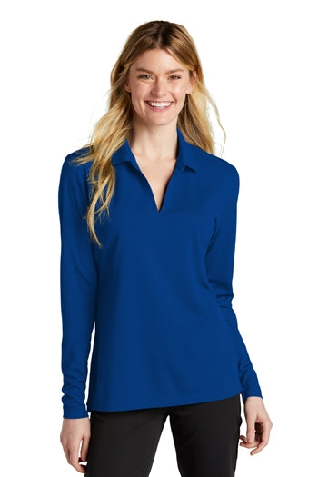 Nike - Ladies' Dri-FIT Micro Pique 2.0 Long Sleeve Polo. NKDC2105