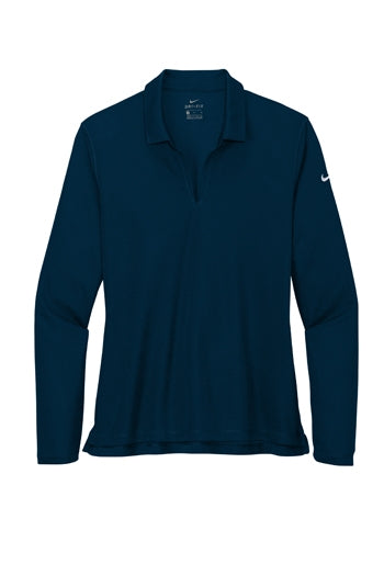 Nike - Ladies' Dri-FIT Micro Pique 2.0 Long Sleeve Polo. NKDC2105