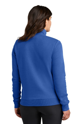 Nike - Women's Club Fleece Sleeve Swoosh 1/2-Zip. NKDX6720