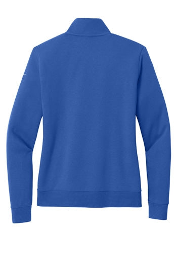 Nike - Women's Club Fleece Sleeve Swoosh 1/2-Zip. NKDX6720