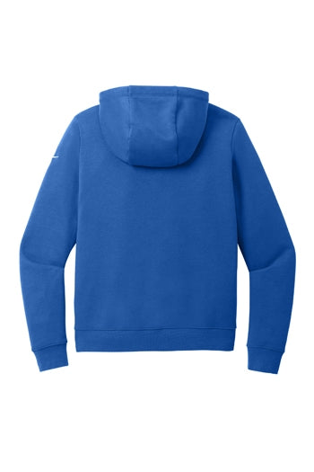 Nike - Women's Club Fleece Sleeve Swoosh Pullover Hoodie. NKFD9889