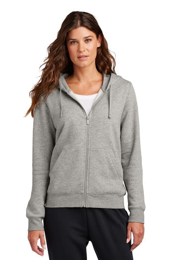 Nike - Women's Club Fleece Sleeve Swoosh Full-Zip Hoodie. NKFD9890