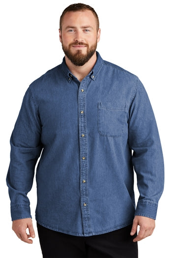 Port Authority - Heavyweight Denim Shirt. S100