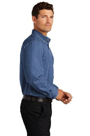 Port Authority - Heavyweight Denim Shirt. S100