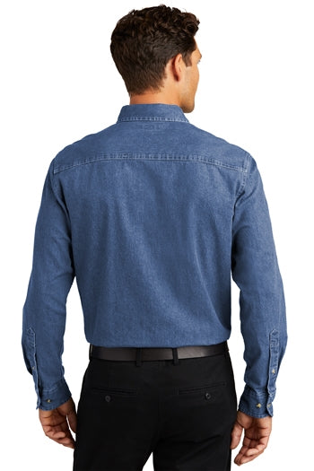 Port Authority - Heavyweight Denim Shirt. S100