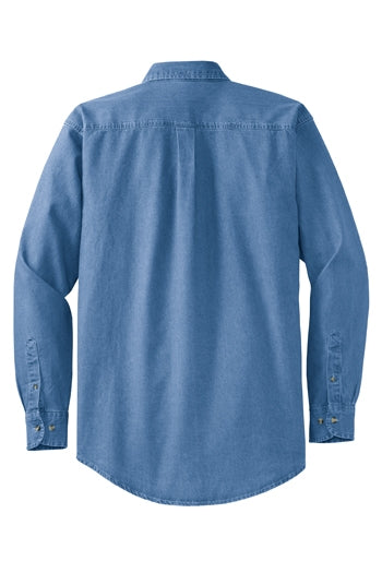 Port Authority - Long Sleeve Denim Shirt. S600