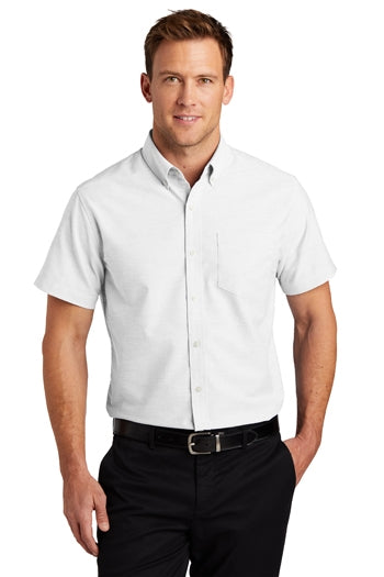 Port Authority - Short Sleeve SuperPro™ Oxford Shirt. S659
