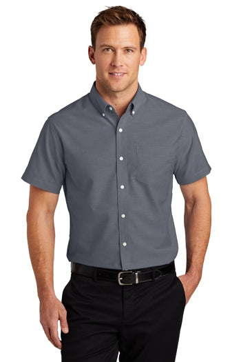 Port Authority - Short Sleeve SuperPro™ Oxford Shirt. S659
