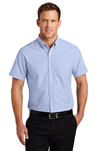 Port Authority - Short Sleeve SuperPro™ Oxford Shirt. S659