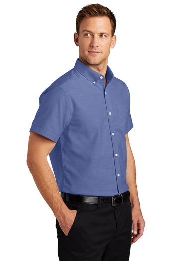 Port Authority - Short Sleeve SuperPro™ Oxford Shirt. S659
