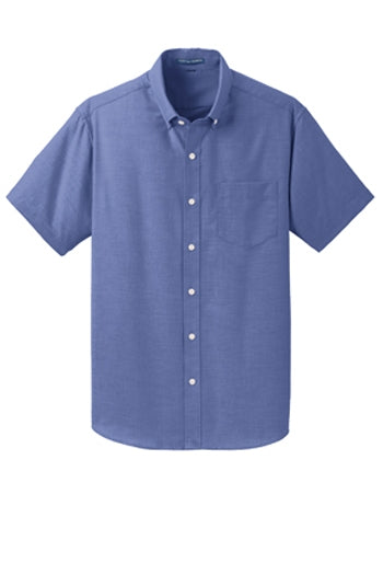 Port Authority - Short Sleeve SuperPro™ Oxford Shirt. S659