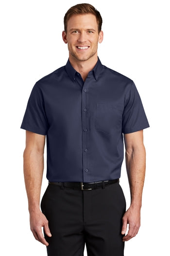 Port Authority - Short Sleeve SuperPro™ Twill Shirt. S664