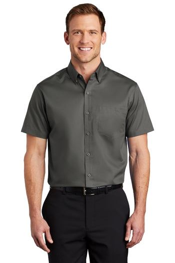 Port Authority - Short Sleeve SuperPro™ Twill Shirt. S664