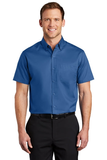 Port Authority - Short Sleeve SuperPro™ Twill Shirt. S664