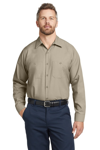 Red Kap - Long Sleeve Industrial Work Shirt. SP14