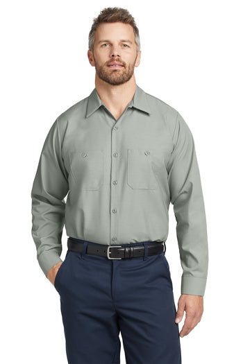 Red Kap - Long Sleeve Industrial Work Shirt. SP14