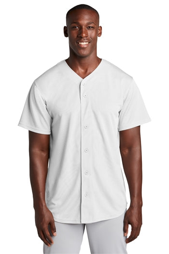 Sport-Tek® PosiCharge™ Tough Mesh Full-Button Jersey. ST220