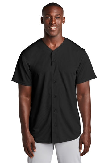 Sport-Tek® PosiCharge™ Tough Mesh Full-Button Jersey. ST220