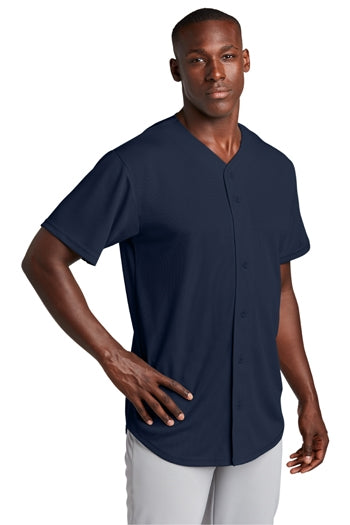 Sport-Tek® PosiCharge™ Tough Mesh Full-Button Jersey. ST220