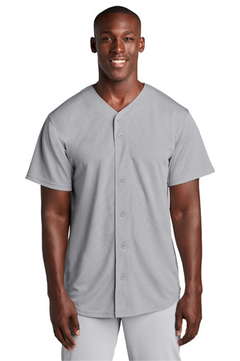 Sport-Tek® PosiCharge™ Tough Mesh Full-Button Jersey. ST220
