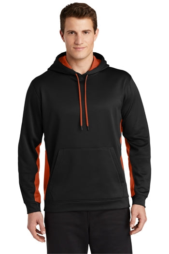 Sport-Tek - Sport-Wick® Fleece Colorblock Hooded Pullover. ST235