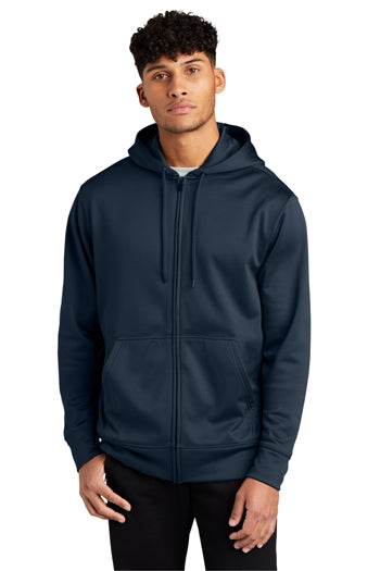 Sport-Tek - Sport-Wick® Fleece Full-Zip Hooded Jacket. ST238