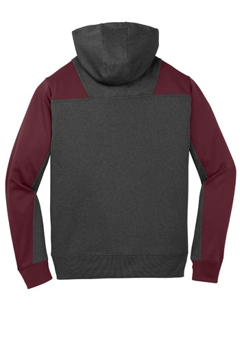 Sport-Tek - Tech Fleece Colorblock 1/4-Zip Hooded Sweatshirt. ST249