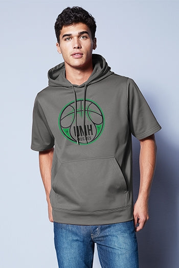 Sport-Tek ® Sport-Wick ® Fleece Short Sleeve Hooded Pullover. ST251