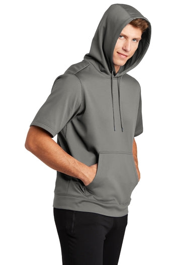 Sport-Tek ® Sport-Wick ® Fleece Short Sleeve Hooded Pullover. ST251