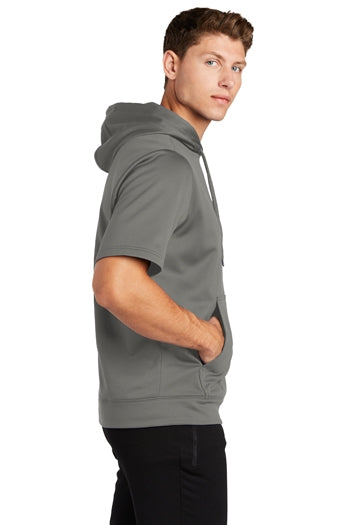 Sport-Tek ® Sport-Wick ® Fleece Short Sleeve Hooded Pullover. ST251