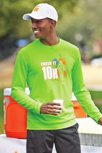 Sport-Tek® - PosiCharge® RacerMesh™ Long Sleeve Tee. ST340LS