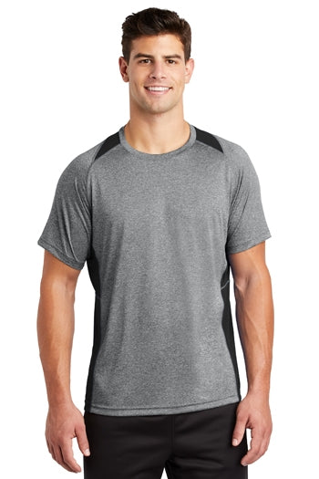 Sport-Tek - Heather Colorblock Contender™ Tee. ST361