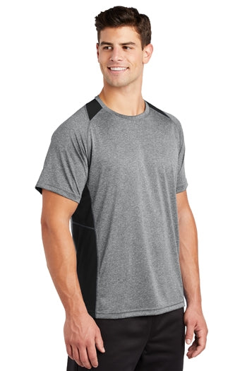 Sport-Tek - Heather Colorblock Contender™ Tee. ST361