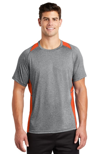 Sport-Tek - Heather Colorblock Contender™ Tee. ST361