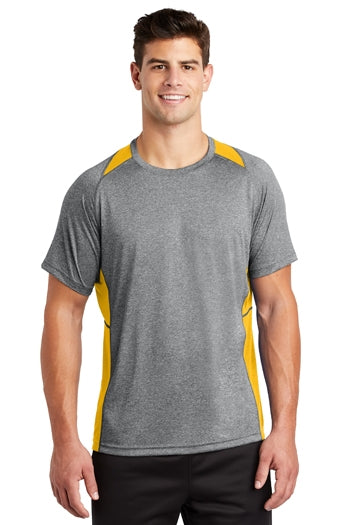 Sport-Tek - Heather Colorblock Contender™ Tee. ST361