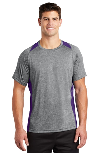 Sport-Tek - Heather Colorblock Contender™ Tee. ST361
