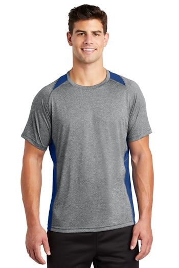 Sport-Tek - Heather Colorblock Contender™ Tee. ST361