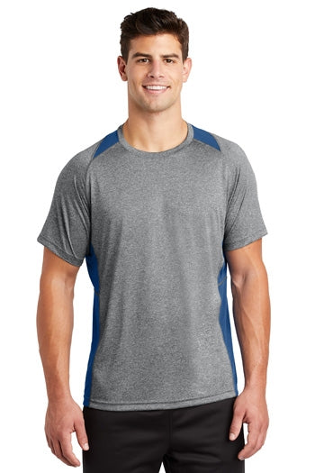 Sport-Tek - Heather Colorblock Contender™ Tee. ST361