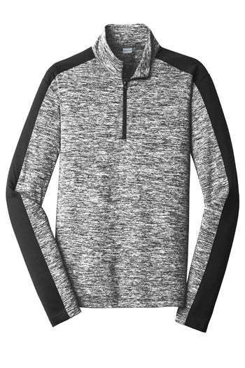 Sport-Tek - PosiCharge® Electric Heather Colorblock 1/4-Zip Pullover. ST397