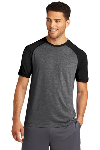 Sport-Tek - PosiCharge® Tri-Blend Wicking Raglan Tee. ST400