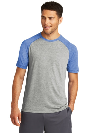 Sport-Tek - PosiCharge® Tri-Blend Wicking Raglan Tee. ST400