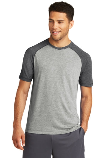 Sport-Tek - PosiCharge® Tri-Blend Wicking Raglan Tee. ST400