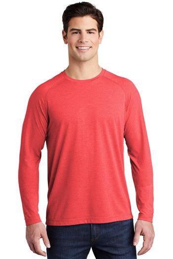 Sport-Tek® - PosiCharge ® Long Sleeve Tri-Blend Wicking Raglan Tee. ST400LS
