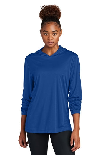Sport-Tek® - Posi-UV® Pro Long Sleeve Hoodie. ST420LSH