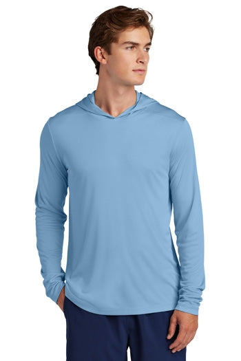 Sport-Tek® - Posi-UV® Pro Long Sleeve Hoodie. ST420LSH