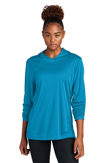 Sport-Tek® - Posi-UV® Pro Long Sleeve Hoodie. ST420LSH