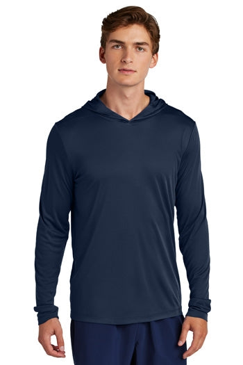 Sport-Tek® - Posi-UV® Pro Long Sleeve Hoodie. ST420LSH