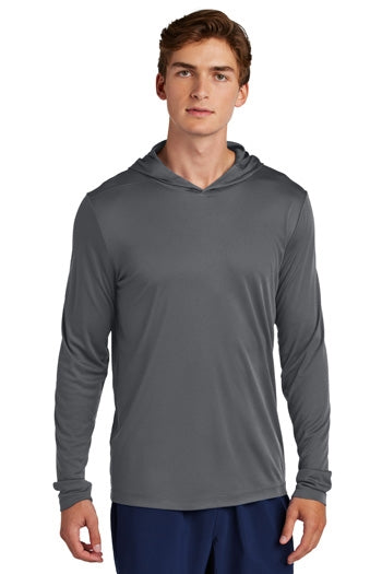 Sport-Tek® - Posi-UV® Pro Long Sleeve Hoodie. ST420LSH