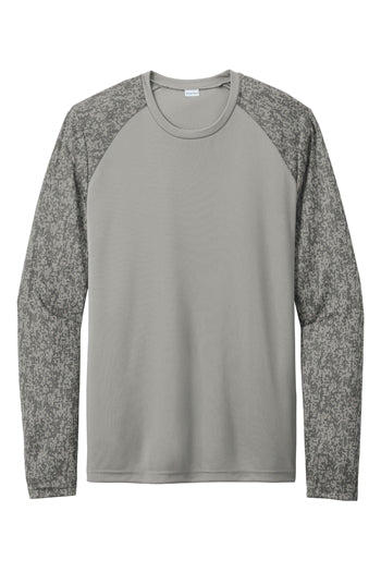Sport-Tek® -  Long Sleeve Digi Camo Tee. ST460LS