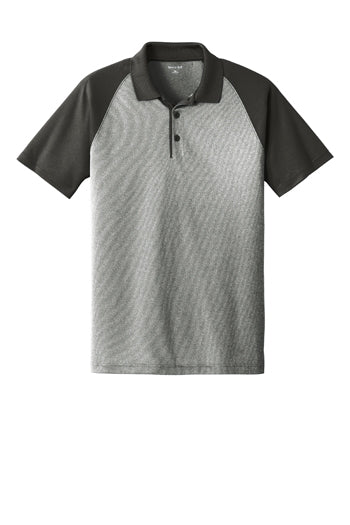 Sport-Tek® PosiCharge® RacerMesh® Raglan Heather Block Polo. ST641